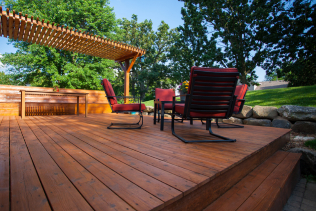 Portland Backyard Deck Final Project completed